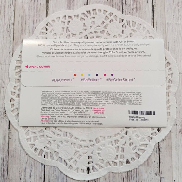 Color Street 100% Nail Polish Strips Island Hopping Exclusive Set **SOLD - Picture 4 of 5